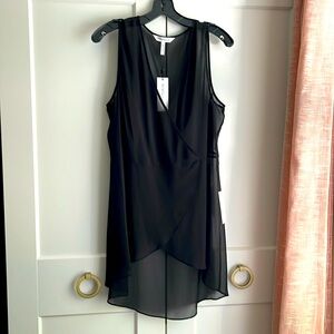 BCBGeneration Sleeveless Surplice High/Low Tunic